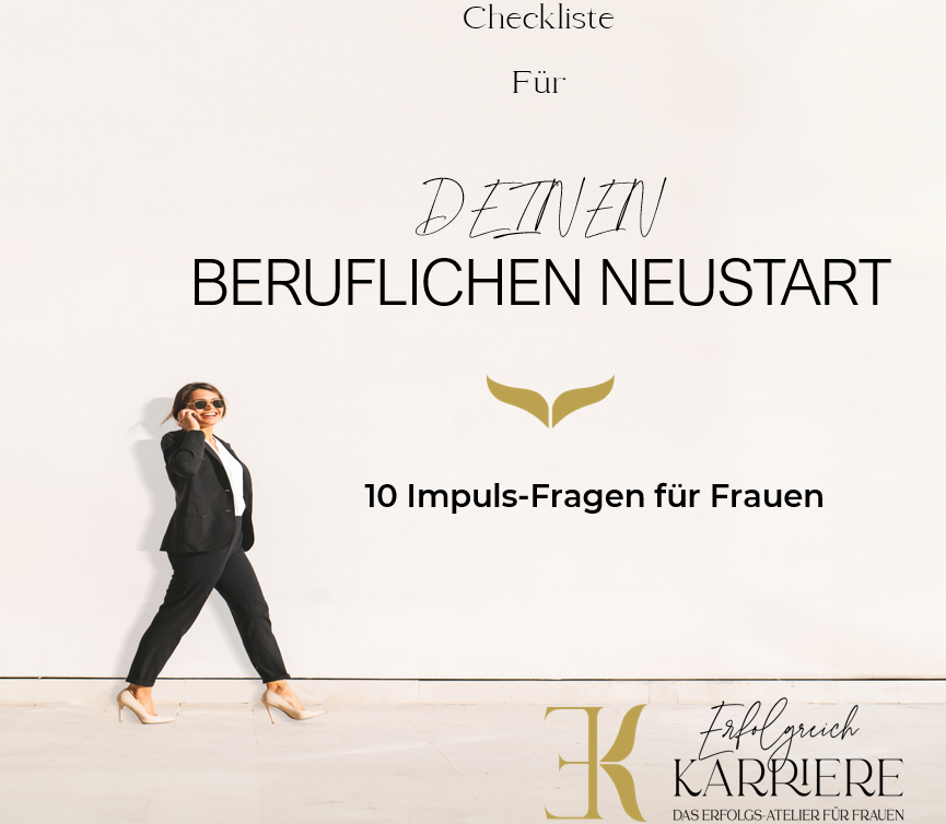 Download der Checkliste beruflicher Neustart für Frauen